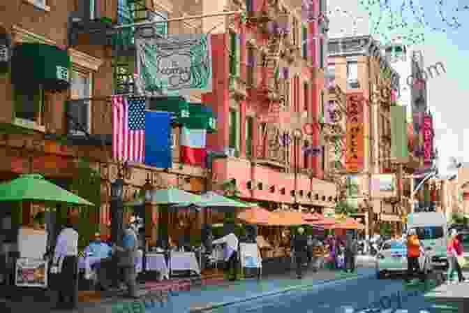 A Bustling Street Scene In Chicago's Little Italy Neighborhood With Colorful Storefronts And Italian Flags Taylor Street: Chicago S Little Italy (Images Of America)