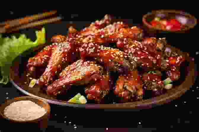 A Group Of Chicken Wings Coated In A Glossy Sauce With A Sprinkling Of Sesame Seeds, Piled On A Plate. Grill Bar Recipes Copycat Cookbook (Copycat Cookbooks)