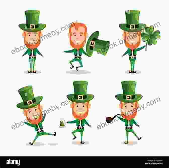 A Group Of Ten Leprechauns, Each With A Unique Personality. They Are All Wearing Green Hats And Have Red Beards. Ten Lucky Leprechauns Kathryn Heling