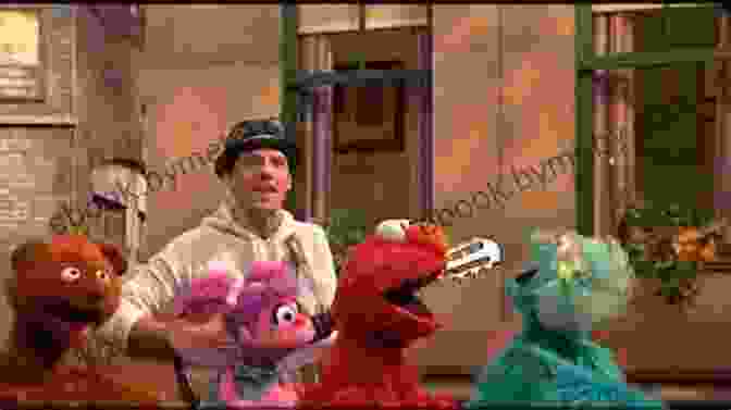 A Joyful Group Of Sesame Street Characters Singing And Dancing To The Iconic Theme Song Sunny Day: A Celebration Of The Sesame Street Theme Song