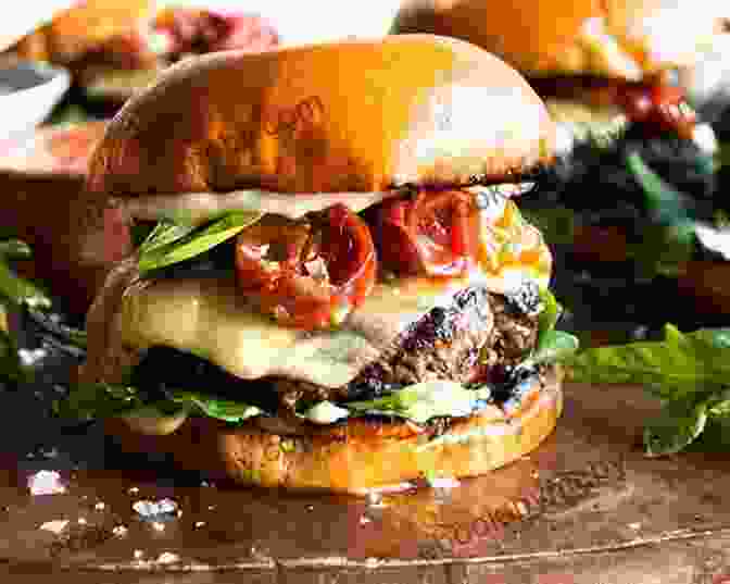 A Mouthwatering Cheeseburger On A Toasted Bun, Topped With Melted Cheese, Lettuce, Tomato, And Onion. Grill Bar Recipes Copycat Cookbook (Copycat Cookbooks)