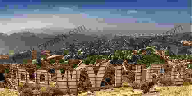 A Panoramic View Of The Los Angeles Skyline, With The Iconic Hollywood Sign In The Distance Little Green: An Easy Rawlins Mystery