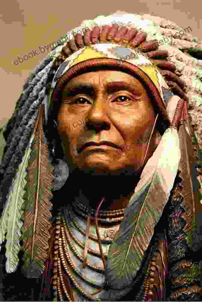 A Portrait Of A Native American Chief, His Face Etched With Wisdom And Experience, Representing The Rich Cultural Tapestry Of The American Frontier. Where The Buffaloes Begin Olaf Baker