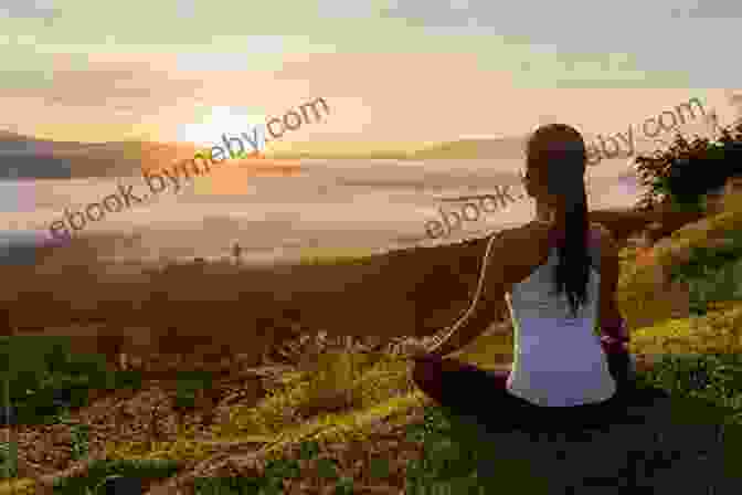 A Woman Meditating In A Peaceful Setting, Surrounded By Nature Peace Pool Magic Katrin Brown