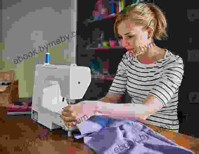 A Woman Sewing On A Sewing Machine Fabric And Fiber Inventions: Sew Knit Print And Electrify Your Own Designs To Wear Use And Play With