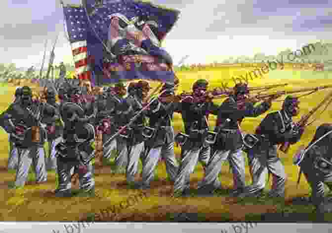 African American Soldiers Fighting In The Civil War Army Life In A Black Regiment