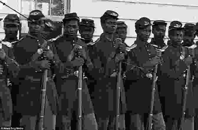 African American Soldiers In Union Uniforms Army Life In A Black Regiment