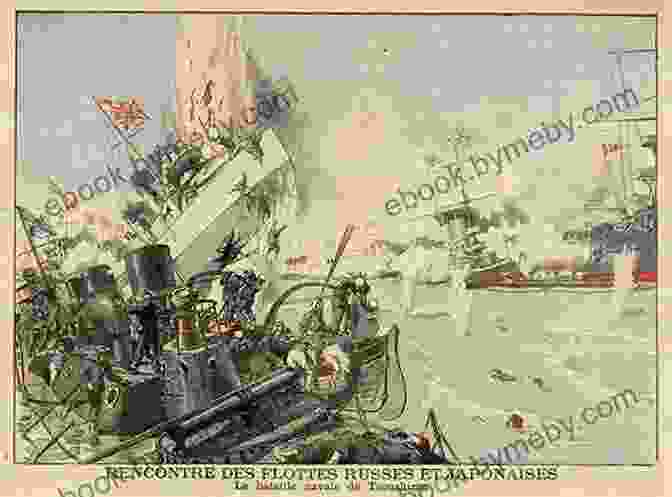 Aftermath Of The Battle Of Tsushima, Showing The Russian Battleship The Tsar S Last Armada: The Epic Journey To The Battle Of Tsushima