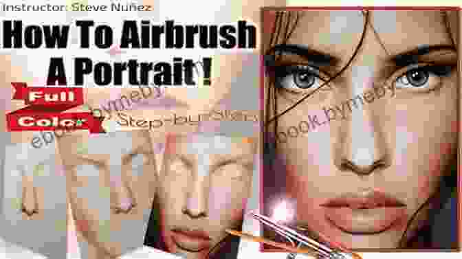 Airbrush Painting Of A Portrait Oil Painting:: 1 2 3 Easy Techniques To Mastering Oil Painting (Acrylic Painting Airbrushing Calligraphy Drawing Pastel Drawing Watercolor Painting 1)