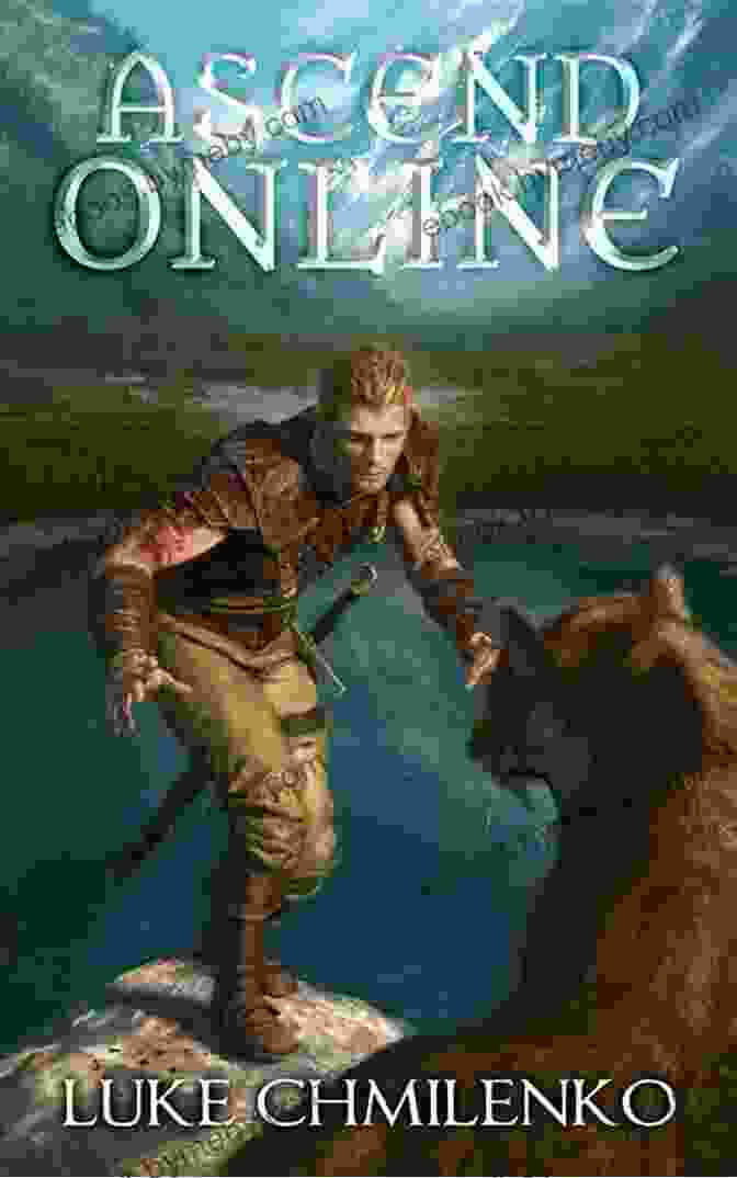 Ascend Online Book Cover Featuring A Warrior Wielding A Sword And Standing In A Majestic Virtual Landscape Ascend Online Luke Chmilenko