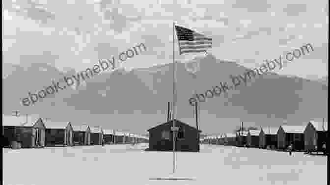 Black And White Photograph Of Manzanar Internment Camp With Barracks In The Background And Barbed Wire Fence In The Foreground MANZANAR Internment Camp Diary (English Translation): 12/7/41 12/17/42