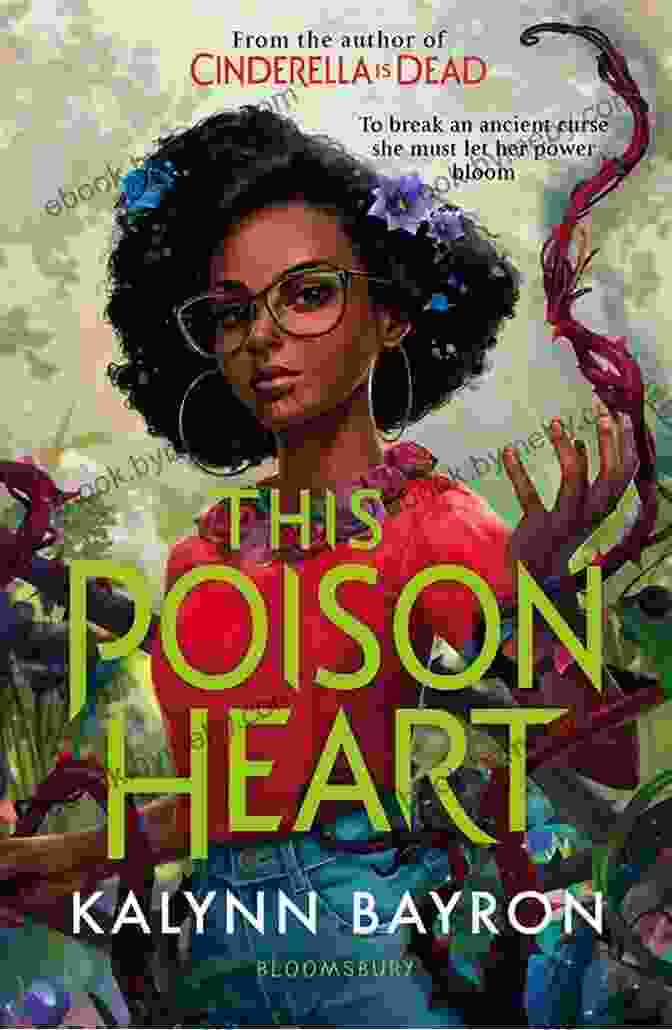 Briseis From This Poison Heart By Kalynn Bayron, A Young Woman With Long Black Hair, Green Eyes, And A Sinister Smile, Surrounded By Dark Flowers This Poison Heart Kalynn Bayron