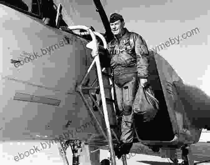 Chuck Yeager Stands Confidently Next To An Experimental Aircraft, His Eyes Reflecting His Passion For Unlocking The Unknown In Aviation. Speed: The Life Of A Test Pilot And Birth Of An American Icon