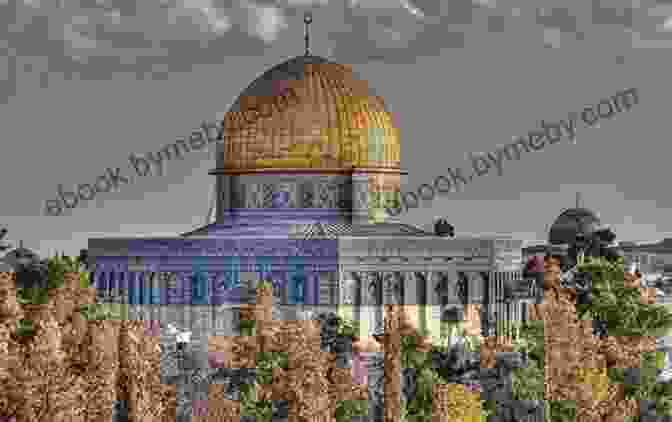 Close Up View Of The Exquisite Dome Of The Rock, Showcasing Its Intricate Mosaic Work And Golden Dome Jerusalem Of Gold: The Holy City