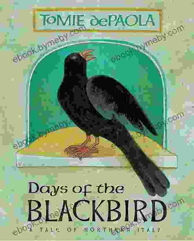 Cover Art For Days Of The Blackbird By Tomie DePaola, Featuring A Young Girl Gazing Up At A Blackbird In Flight Days Of The Blackbird Tomie DePaola