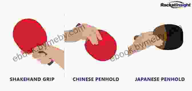 Detailed Illustration Of Proper Table Tennis Grip Table Tennis Illustrated Tim Leffel