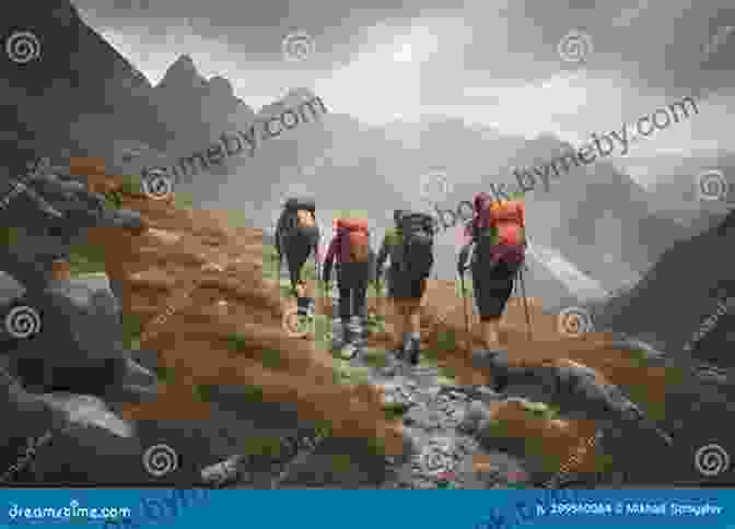 Hikers Ascending A Rugged Mountain Trail In Greenland Helen Thayer S Arctic Adventure: A Woman And A Dog Walk To The North Pole (Encounter: Narrative Nonfiction Picture Books)