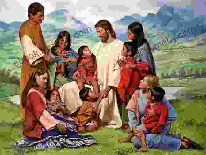 Illustration Of Jesus Teaching A Group Of Children In The Countryside, Surrounded By Nature Come Fly With Me: A Child S Life Of Christ