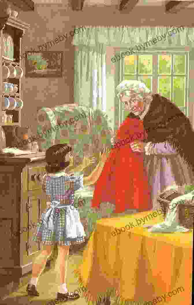 Illustration Of Maggie And Her Grandmother From 'My Red Velvet Cape' By Tomie DePaola My Red Velvet Cape Tomie DePaola