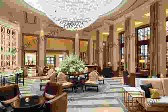 Image Of A Luxurious Hotel Lobby With Elegant Chandeliers, Plush Furnishings, And Attentive Staff The Textile Touch: How Five Star Hospitality And Heritage Brands Create Their Signature Style Through Textiles