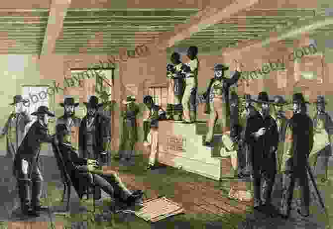 Image Of An 1850s Slave Auction, Depicting The Dehumanizing Conditions Of Slavery. African Americans And Native Americans In The Cherokee And Creek Nations 1830s 1920s: Collision And Collusion (Studies In African American History And Culture)