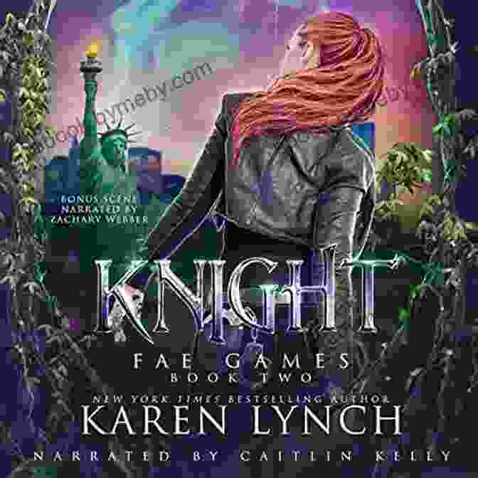 Knight Fae Games Book Cover Featuring A Valiant Knight And A Mystical Faerie Knight (Fae Games 2) Karen Lynch