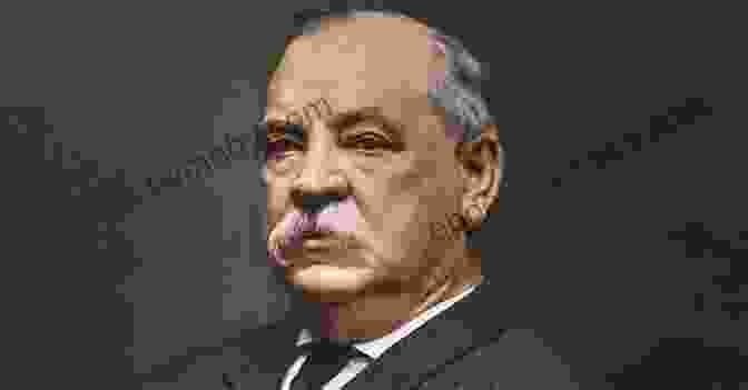 President Grover Cleveland, A Stern Looking Man With A Handlebar Mustache, Wearing A Dark Suit And Tie Grover Cleveland Again : A Treasury Of American Presidents