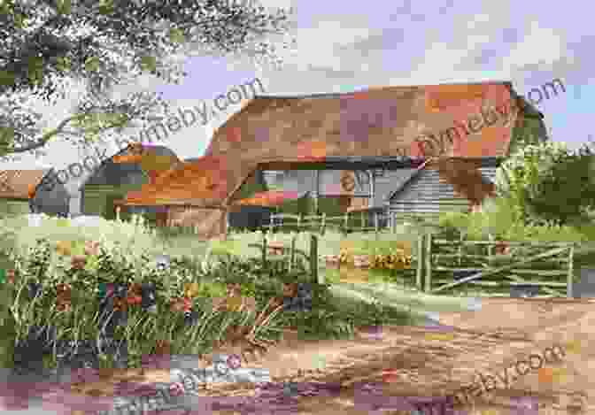 Rustic Buildings And Barns In Watercolour Book Cover Rustic Buildings And Barns In Watercolour